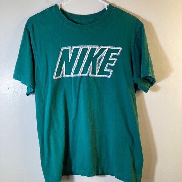 Nike Other - Mens The Nike Tee Spellout Cotton S Green White